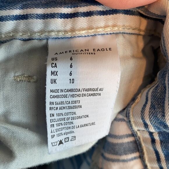 American Eagle Striped Mom Short 6 - Picture 9 of 12